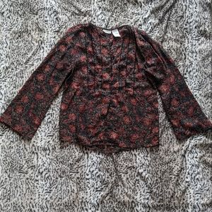 Vintage Paisley Blouse